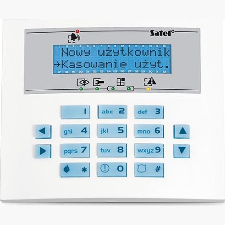 KEYPAD LCD S-TYPE /INTEGRA/BLUE INT-KLCDS-BL SATEL