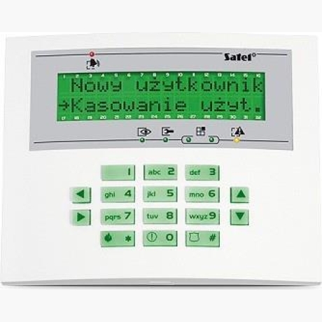 KEYPAD LCD /INTEGRA GREEN/INT-KLCDL-GR SATEL