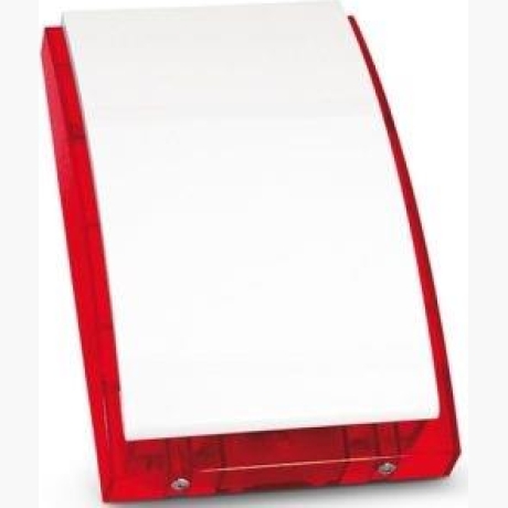 SIREN OUTDOOR W/BATTERY RED/SP-4002R SATEL