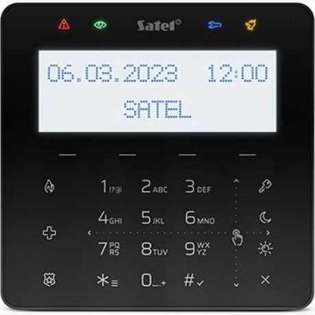 KEYPAD LCD SENSORIC/INTEGRA INT-KSG2R-B SATEL