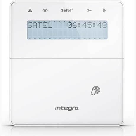 KEYPAD LCD /INTEGRA WHITE/INT-KWRL2-W SATEL