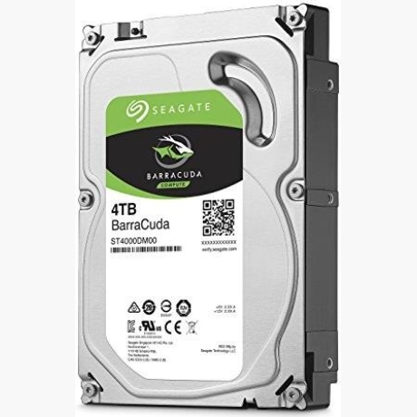 HDD|SEAGATE|Barracuda|4TB|SATA 3.0|256 MB|5400 rpm|Discs/Heads 2/4|3,5"|ST4000DM004