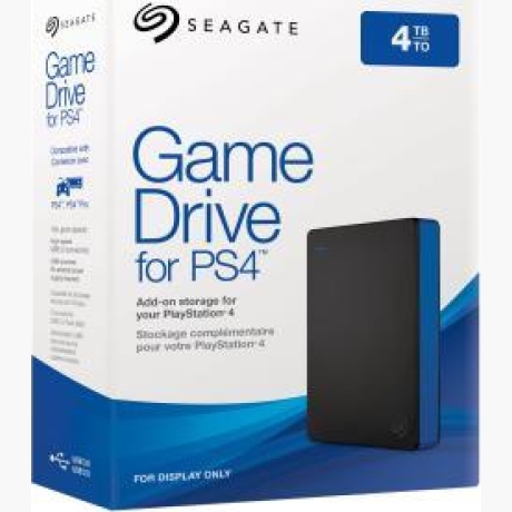 External HDD|SEAGATE|4TB|USB 3.0|Colour Black|STGD4000400