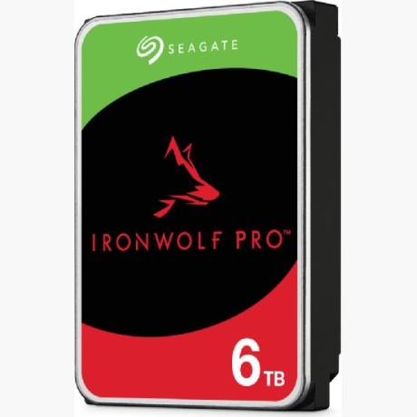 HDD|SEAGATE|IronWolf Pro|6TB|SATA|256 MB|7200 rpm|3,5"|ST6000NT001