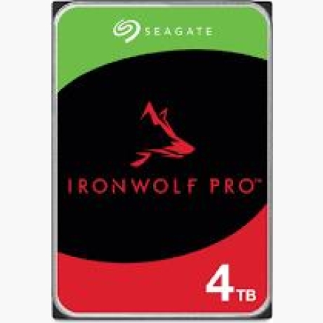 HDD|SEAGATE|IronWolf Pro|4TB|SATA|256 MB|7200 rpm|3,5"|ST4000NT001