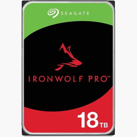 HDD|SEAGATE|IronWolf Pro|18TB|SATA|256 MB|7200 rpm|3,5"|ST18000NT001
