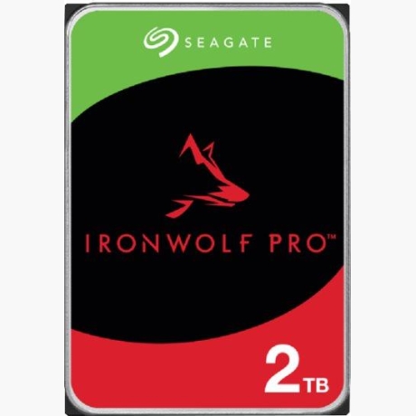 HDD|SEAGATE|IronWolf Pro|2TB|SATA|256 MB|7200 rpm|3,5"|ST2000NT001