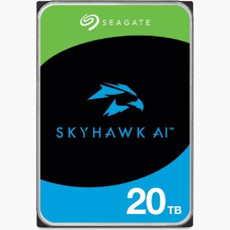 HDD|SEAGATE|SkyHawk AI|20TB|256 MB|7200 rpm|Discs/Heads 10/20|3,5"|ST20000VE003