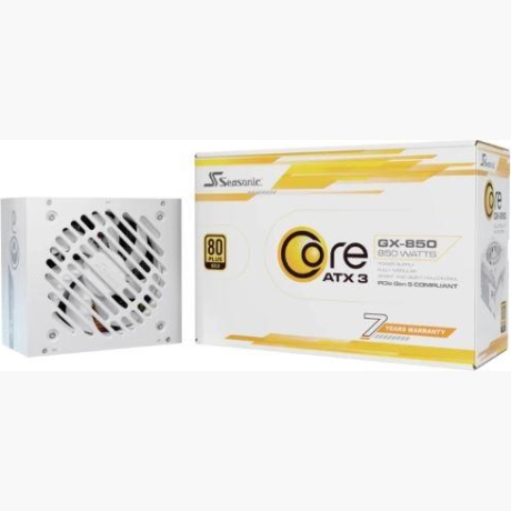 Power Supply|SEASONIC|CORE GX White|ATX|850 W|SRP-CGX851-A5A32SF-W