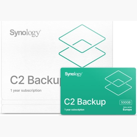 SOFTWARE LIC C2 STORAGE BACKUP/C2-BACKUP500G-1Y-EU SYNOLOGY