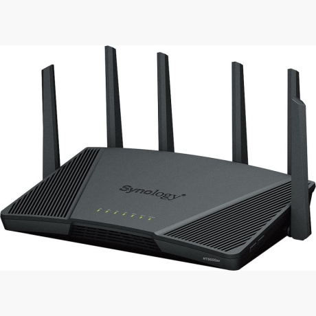 Wireless Router|SYNOLOGY|Wireless Router|2533 Mbps|IEEE 802.11a/b/g|IEEE 802.11n|IEEE 802.11ac|IEEE 802.11ax|USB 3.2|3x100/1000M|1x2.5GbE|LAN  WAN ports 1|Number of antennas 6|RT6600AX
