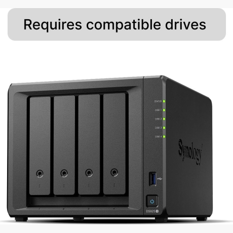 NAS STORAGE TOWER 4BAY/4GB DS925+ SYNOLOGY