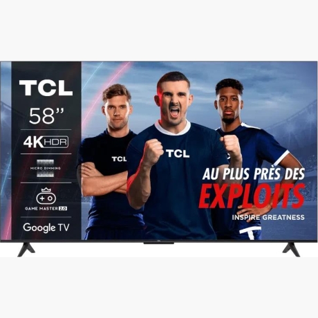 TV Set|TCL|58"|4K/Smart|3840x2160|Wireless LAN|Bluetooth|Google TV|58V6B