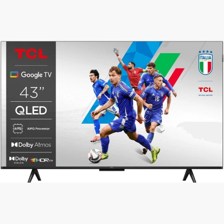 TV Set|TCL|43 "|4K Ultra HD|3840 x 2160 pixels|Flat|16:9|QLED|43T69C