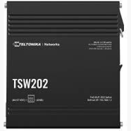 Switch|TELTONIKA|TSW202|Type L2|2xSFP|8xRJ45|PoE+ ports 8|240 Watts|TSW202