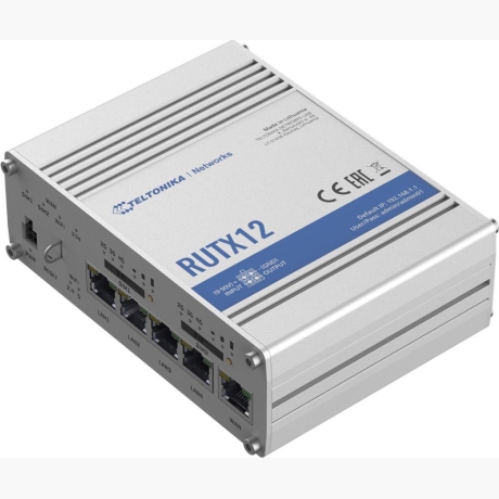 Wireless Router|TELTONIKA|Router|300 Mbps|Wi-Fi 5|USB 2.0|5x10/100/1000M|4G|RUTX12