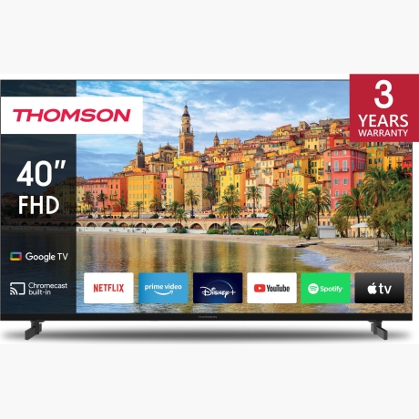 TV Set|THOMSON|40"|Smart/FHD|1920x1080|Wireless LAN|Bluetooth|Google TV|Black|40FG2S14