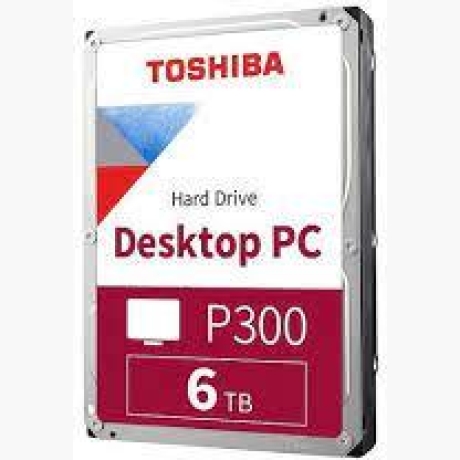 HDD|TOSHIBA|P300|6TB|SATA 3.0|128 MB|5400 rpm|3,5"|HDWD260UZSVA