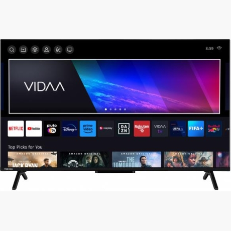 TV Set|TOSHIBA|43"|4K/Smart|3840x2160|Wireless LAN|Bluetooth|Vidaa OS|Black|43QV2463DG