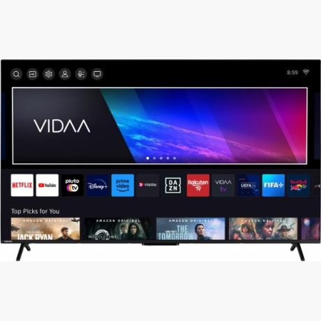 TV Set|TOSHIBA|50"|4K/Smart|3840x2160|Wireless LAN|Bluetooth|Vidaa OS|Black|50QV2463DG