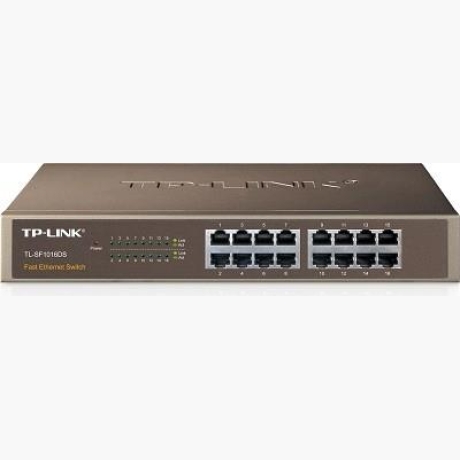 Switch|TP-LINK|16x10Base-T / 100Base-TX|TL-SF1016DS