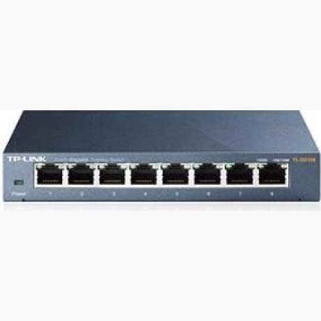 Switch|TP-LINK|8x10Base-T / 100Base-TX / 1000Base-T|TL-SG108