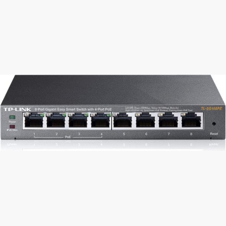 Switch|TP-LINK|PoE ports 4|TL-SG108PE