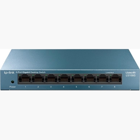 Switch|TP-LINK|TP-LINK LS108G|LS108G|8x10Base-T / 100Base-TX / 1000Base-T|LS108G