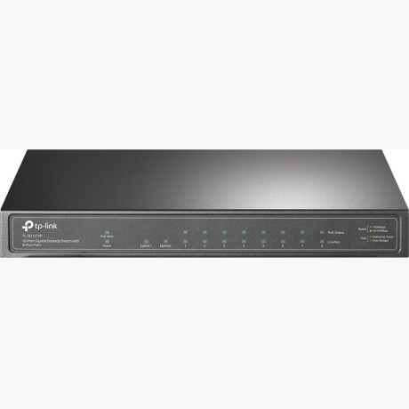 Switch|TP-LINK|TL-SG1210P|Desktop/pedestal|9x10Base-T / 100Base-TX / 1000Base-T|1xSFP|PoE+ ports 8|TL-SG1210P
