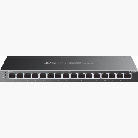Switch|TP-LINK|Omada|TL-SG2016P|16x10Base-T / 100Base-TX / 1000Base-T|PoE+ ports 8|120 Watts|TL-SG2016P