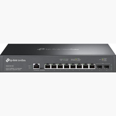 Switch|TP-LINK|Omada|SG3210X-M2|Type L2+|Desktop/pedestal|Rack|8x2.5GbE|2xSFP+|1xConsole|1|SG3210X-M2