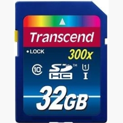 MEMORY SDHC 32GB UHS-I 300X/CLASS10 TS32GSDU1 TRANSCEND