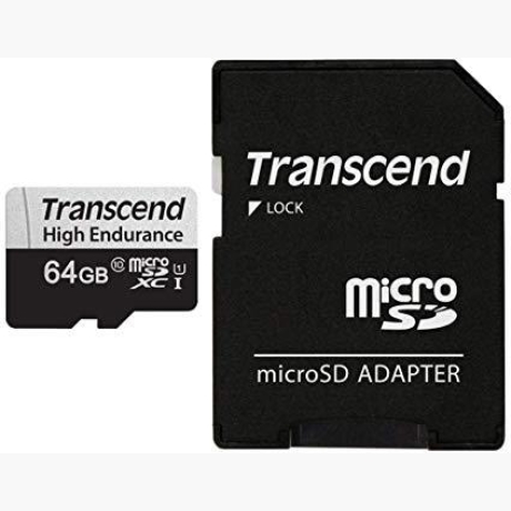MEMORY MICRO SDXC 64GB W/ADAPT/UHS-I TS64GUSD350V TRANSCEND