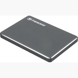 External HDD|TRANSCEND|StoreJet|1TB|USB 3.1|Colour Iron Grey|TS1TSJ25C3N