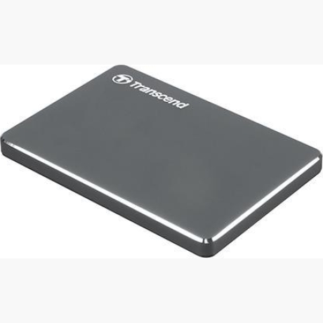 External HDD|TRANSCEND|StoreJet|2TB|USB 3.1|Colour Iron Grey|TS2TSJ25C3N
