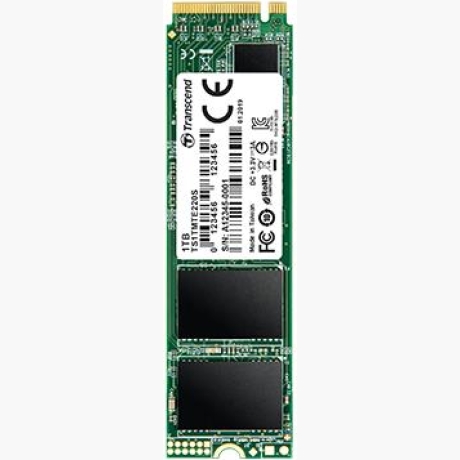 SSD|TRANSCEND|512GB|NVMe|Write speed 2100 MBytes/sec|Read speed 3300 MBytes/sec|Form Factor M.2|MTBF 2000000 hours|TS512GMTE220S