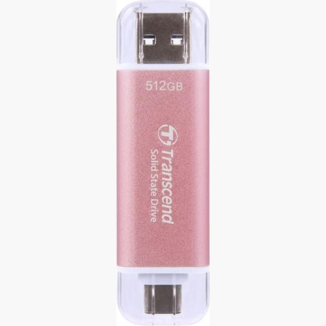 External SSD|TRANSCEND|ESD310|512GB|USB-C|USB|3D NAND|Write speed 900 MBytes/sec|Read speed 1050 MBytes/sec|TS512GESD310P