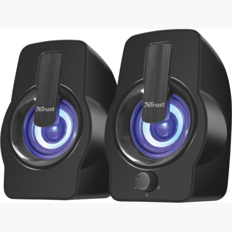 Speaker|TRUST|Gemi RGB|P.M.P.O. 12 Watts|1xAudio-In|Black|22948