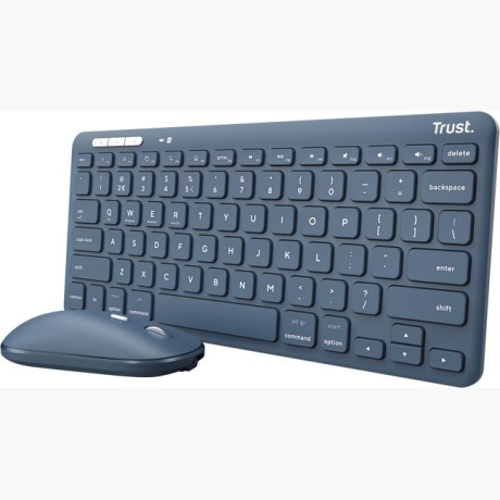 KEYBOARD +MOUSE WRL LYRA/BLUE 24937 TRUST