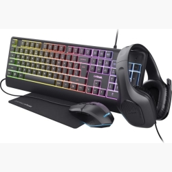 KEYBOARD +MOUSE GXT792 QUADROX/4-IN-1 BUNDLE ENG 25155 TRUST