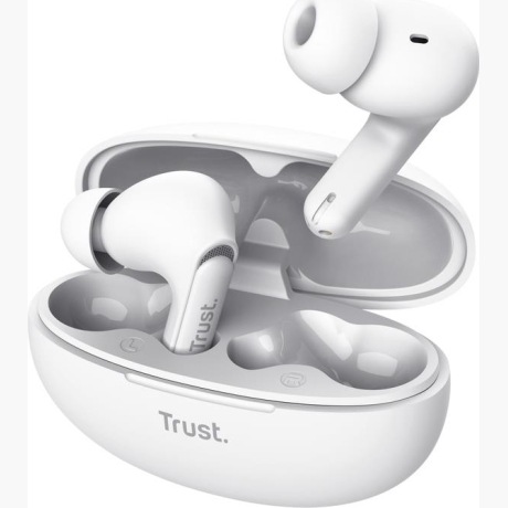 HEADSET EARBUDS YAVI BT ENC/WHITE 25172 TRUST