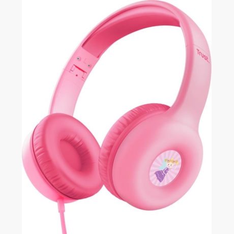HEADPHONES NOUNA KIDS/PINK 25277 TRUST