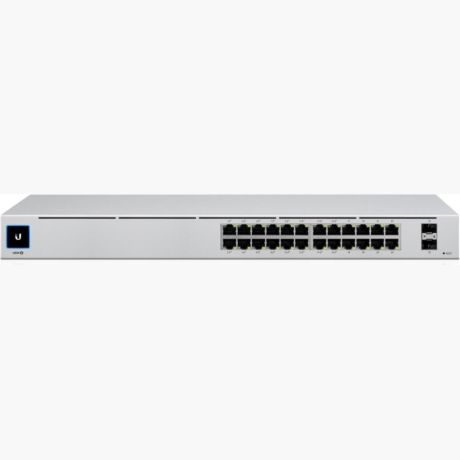 Switch|UBIQUITI|USW-24-POE|Type L2|Desktop/pedestal|Rack|24x10Base-T / 100Base-TX / 1000Base-T|2xSFP|PoE+ ports 16|95 Watts|USW-24-POE