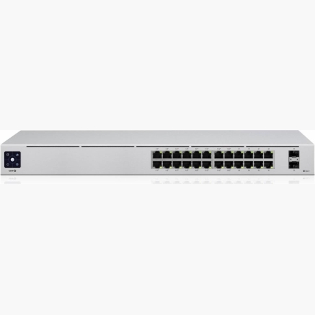 Switch|UBIQUITI|USW-Pro-24-PoE|Type L3|Desktop/pedestal|Rack|24x10Base-T / 100Base-TX / 1000Base-T|2xSFP+|PoE ports 24|PoE+ ports 16|400 Watts|USW-PRO-24-POE