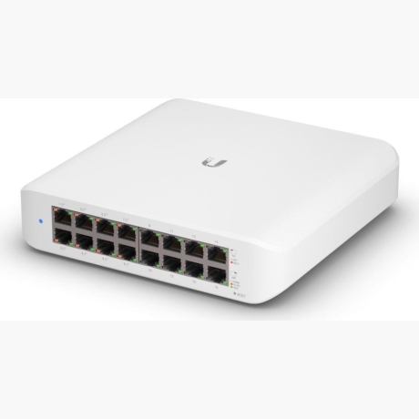 Switch|UBIQUITI|USW-LITE-16-POE|Type L2|16x10Base-T / 100Base-TX / 1000Base-T|PoE+ ports 8|45 Watts|USW-LITE-16-POE