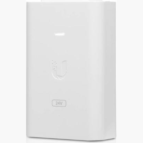 NET POE ADAPTER GBE/WHITE POE-24-24W-G-WH UBIQUITI