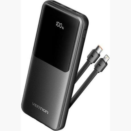 POWER BANK USB 10000MAH 22.5W/BLACK FHOB0 VENTION