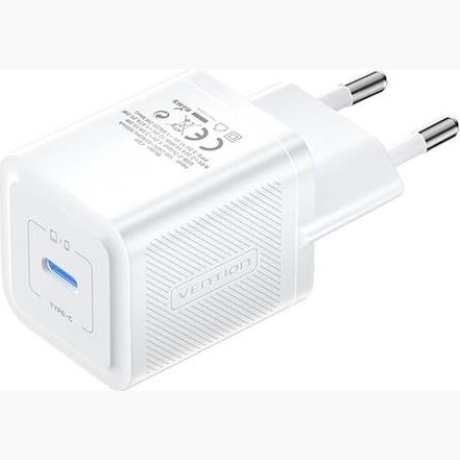 MOBILE CHARGER WALL 20W USB-C/1P WHITE FEPW0-EU VENTION