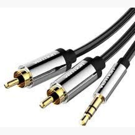 CABLE AUDIO 3.5MM TO 2XRCA/1.5M BCFBG VENTION