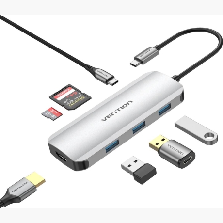 NB ACC DOCKING STATION 7IN1/USB-C 0.15M TOJHB VENTION